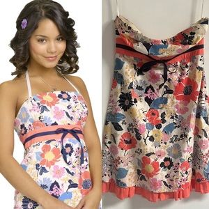 GUESS Floral Strapless Summer Dress ASO Gabriella Montez HSM2